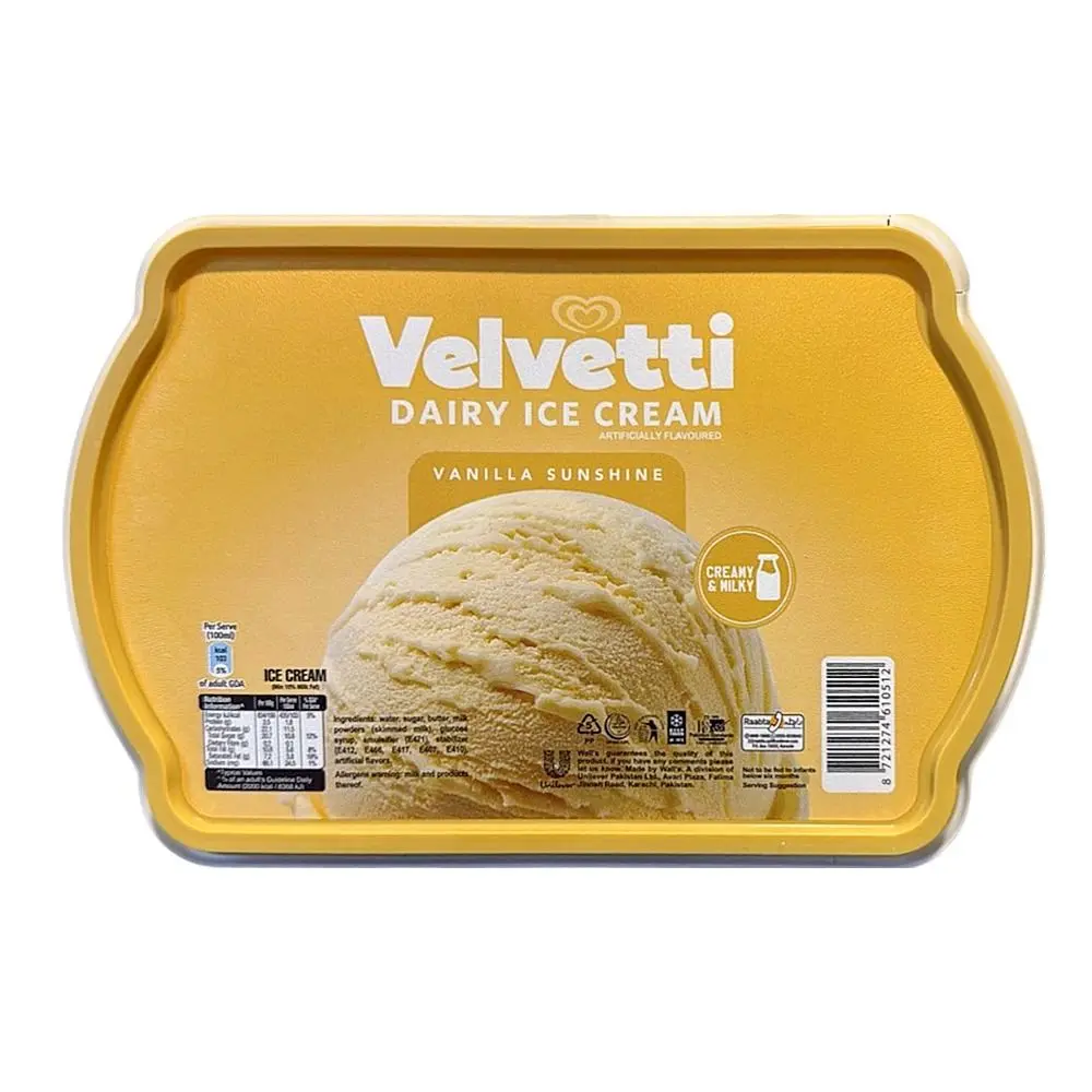 Walls Velvetti Dairy Ice Cream 