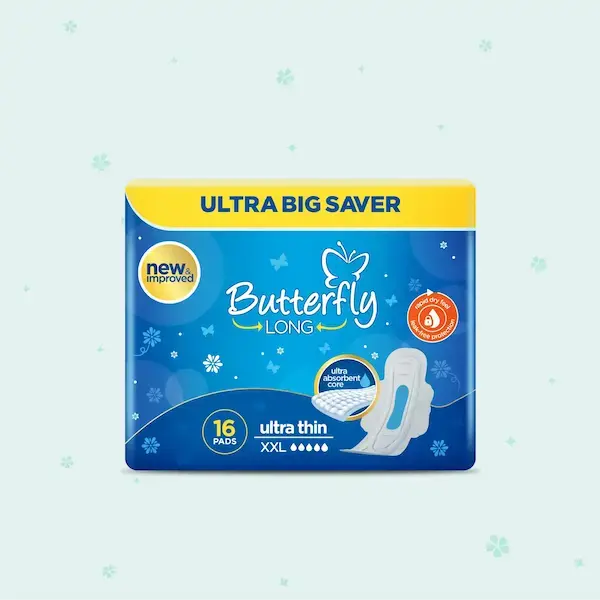 Butterfly Long Ultra Big Saver Sanitary Pads XXL 16 Pcs