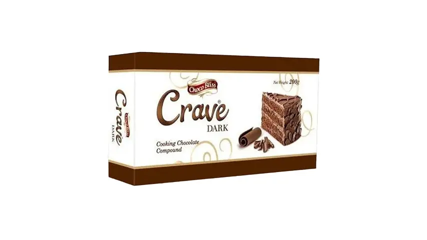 Choco Bliss Crave Cooking Chocolate Dark 200g