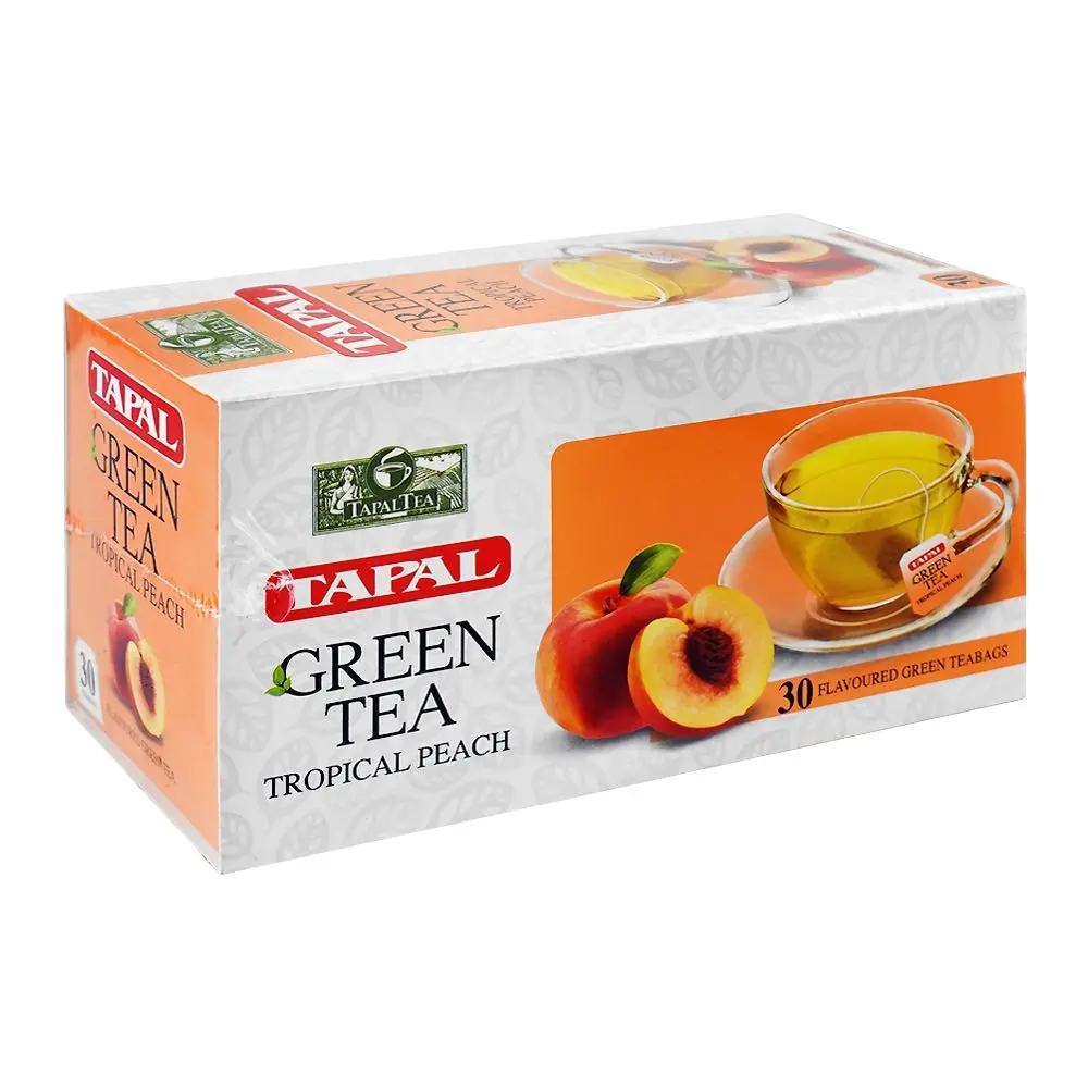 Tapal Green Tea Tropical Peach Tea Bags 30s