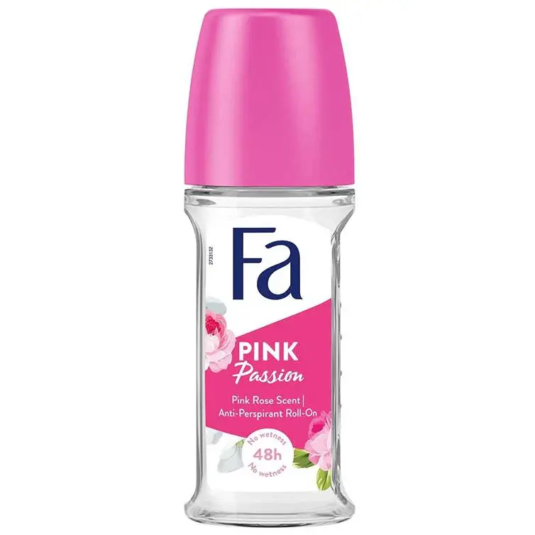 Fa Roll on Anti-Perspirant Pink Passion Pink Rose Scent 50ml