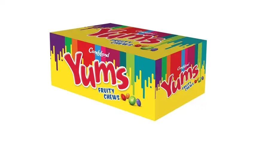 Candyland Yums Fruity Chews Box Pack