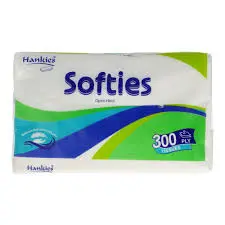 Hankies Softies 2 Ply Tissues 300 Pcs