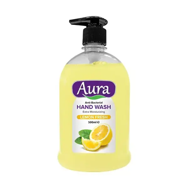 Aura Anti Bacterial Lemon Fresh Hand Wash 500ml