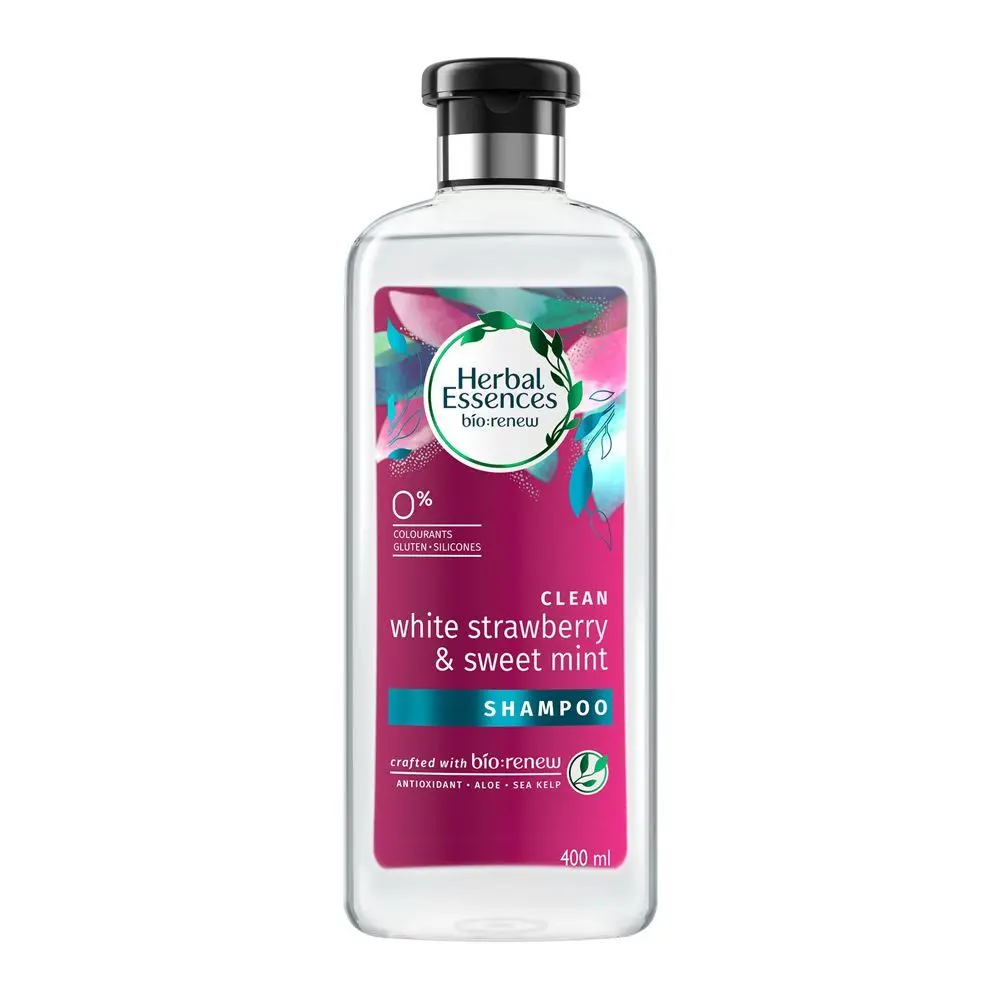 Herbal Essences Clean White Strawberry & Sweet Mint Shampoo 400ml