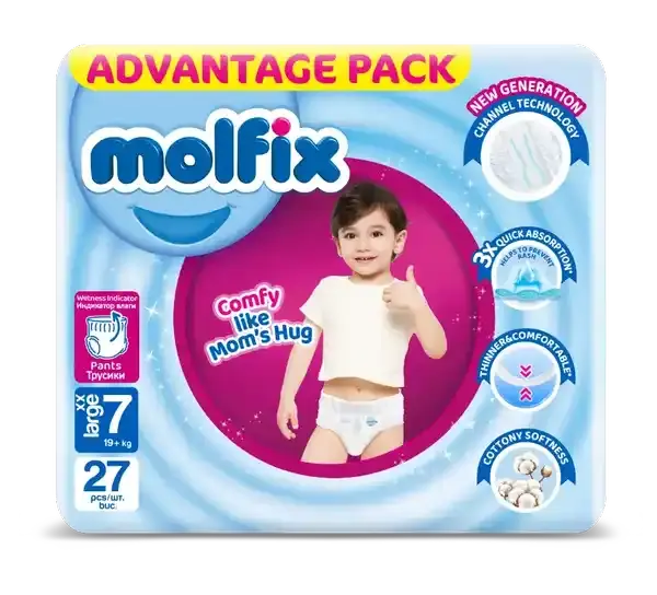 Molfix Pants Jumbo Size 7 (27 Pcs) 