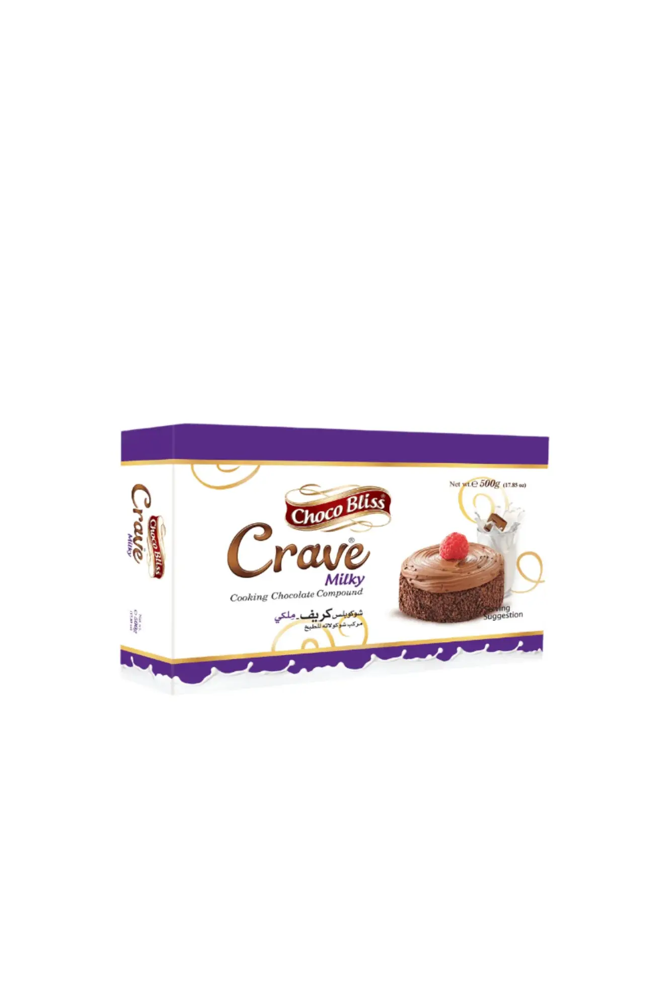 Choco Bliss Crave Cooking Chocolate 500g Milky