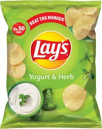 Lays Yogurt & Herb Chips Rs 50