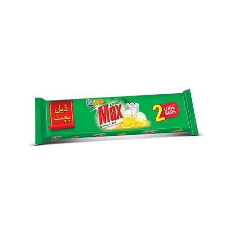 Max Dish Washing Soap Long Bar Bachat Pack (270gx 2 Pieces)
