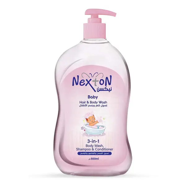 Nexton Baby Hair and Body wash (3-in-1) 500ml