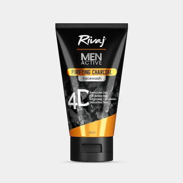 Rivaj Men Active Purifying Charcoal Face Wash 100ml