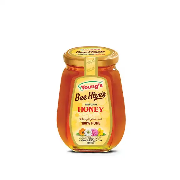 Youngs Bee Hives Natural Honey 250g