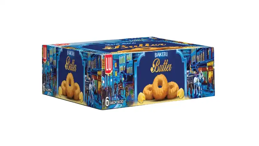 LU Bakeri Biscuits Butter 6 Snack Packs