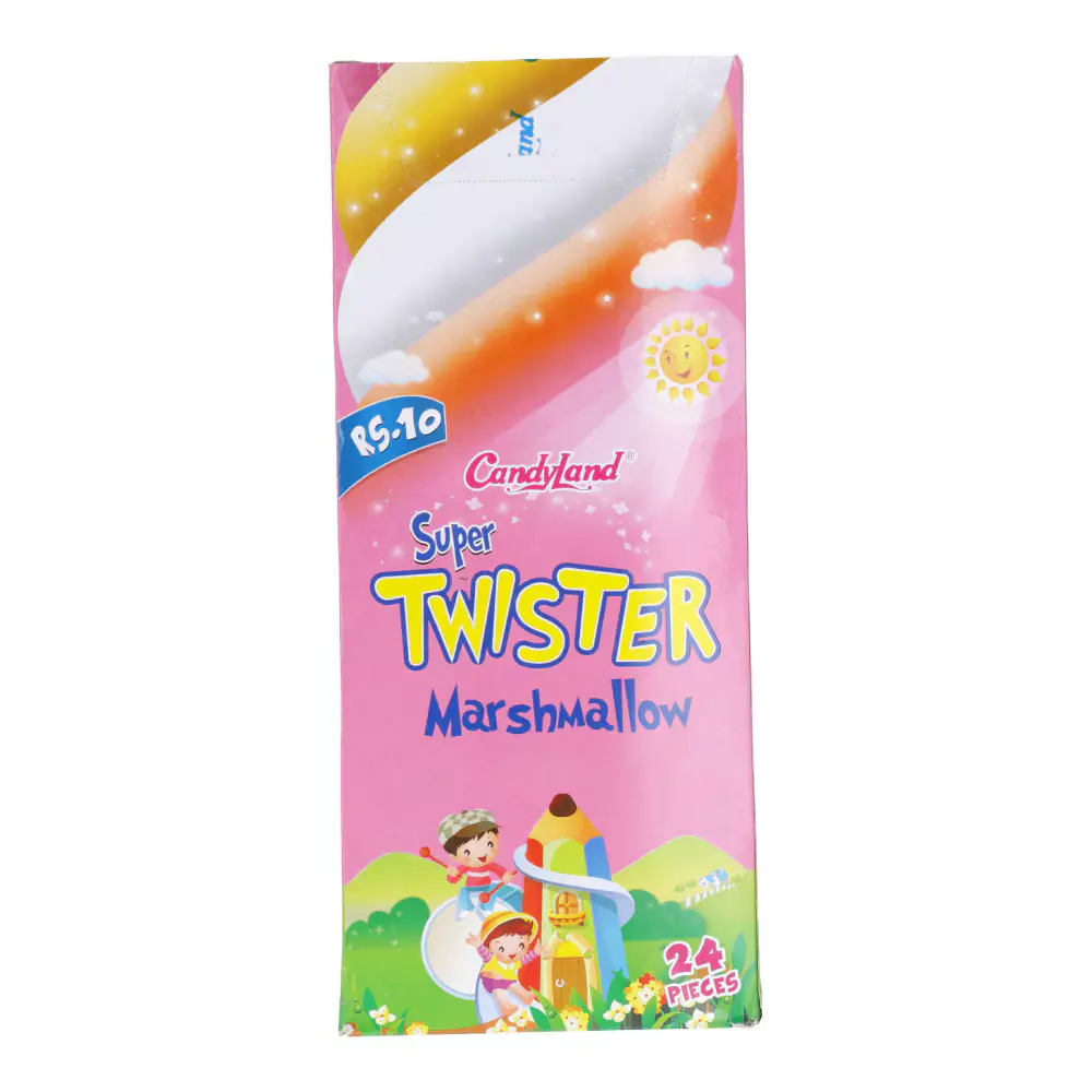 Candyland Super Twister Marshmallow 24 pcs