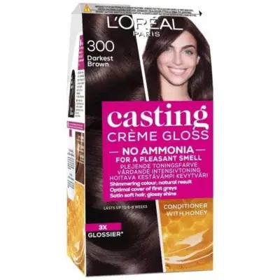 L'Oreal Paris Casting Creme Gloss 300 Dark Brown Hair Color