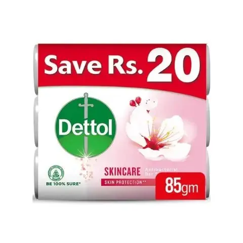Dettol Skin Care Soap 80gm Pack of 3