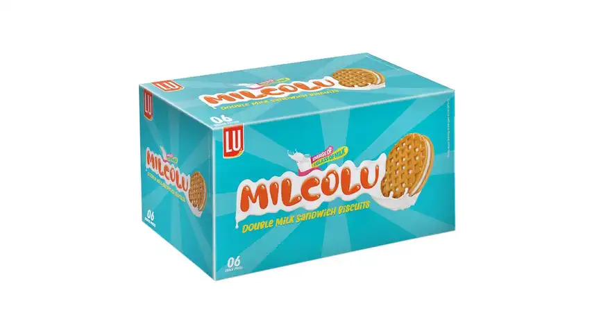 LU Milcolu Double Milk Sandwich Snack (Box) 6 Pack