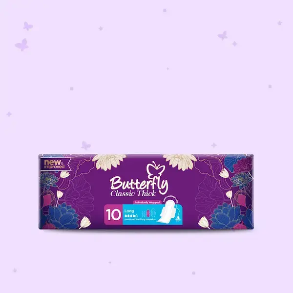 Butterfly Classic Thick Pads Long 10 Pcs