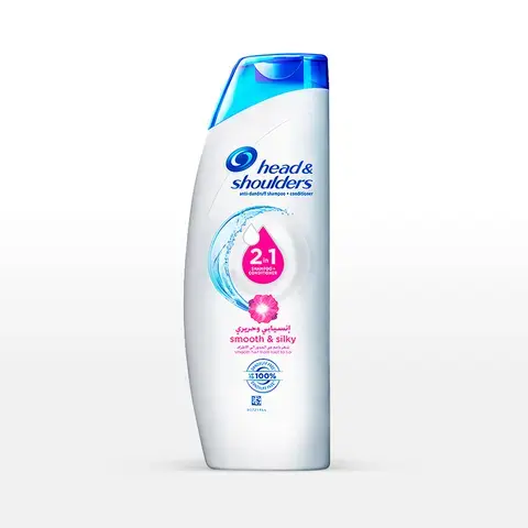Head & Shoulders Smooth & Silky Shampoo + Conditioner 190ml