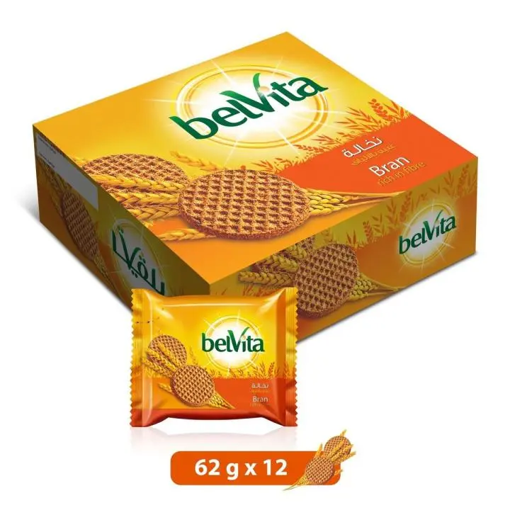 Belvita Biscuits Bran Rich In Fibre 12 Pack Box