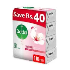 Dettol Soap Skincare 110g Pack of 4