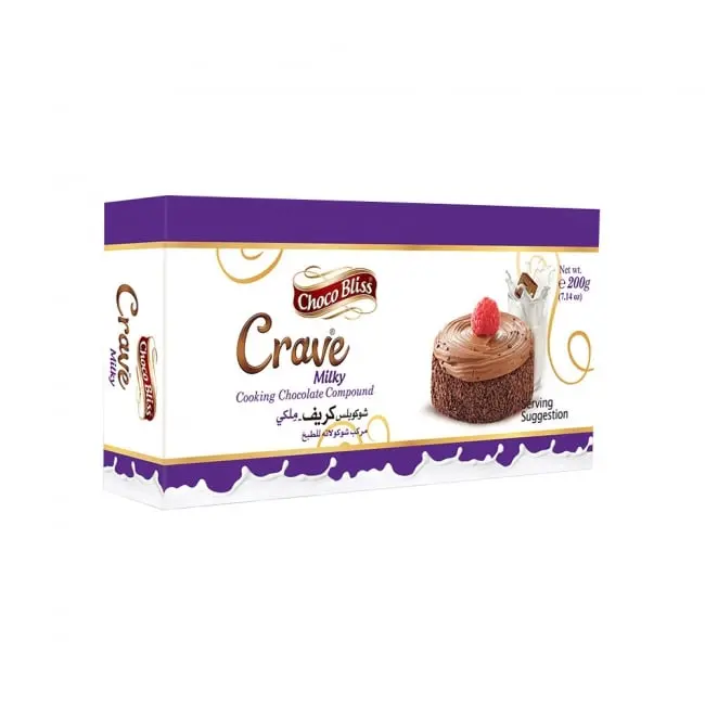 ChocoBliss Crave Cooking Milky Chocolate Bar 200g