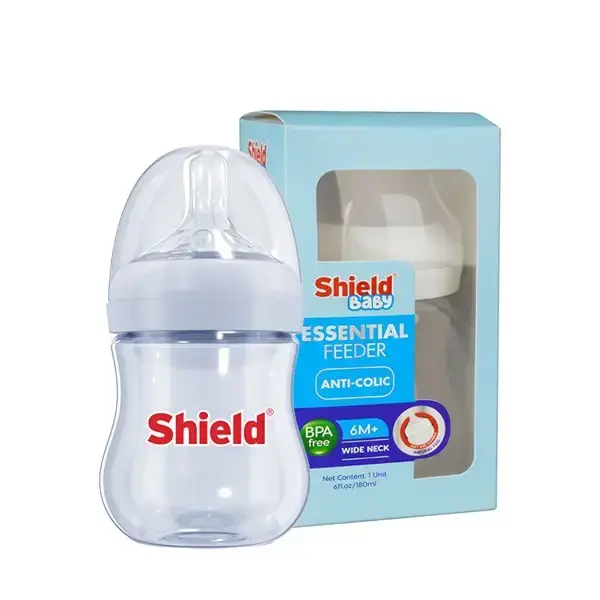 Shield Baby Essential Feeder 6M + Wide Neck 180ml