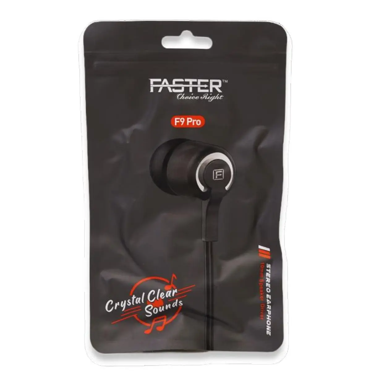 Faster F9 Pro Handfree Crystal Clear Sound
