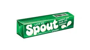 Lotte Spout Bubble Gum Spearmint  (1 Pcs)